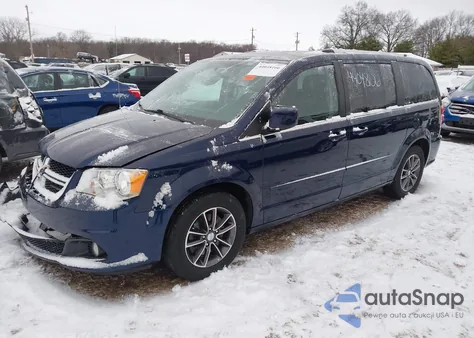 2017 Dodge Grand Caravan Sxt из США, поврежденный, VIN 2C4RDGCG0HR772478